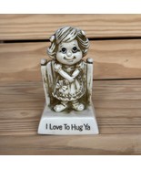 VTG I LOVE TO HUG YA 1980 - Figurine Statue by W &amp; R Berries Russ SWEET ... - $243.62 MXN
