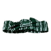 Longaberger Garter Small  Hunter Green Stripe with Bow Basket Accessory ... - $14.01