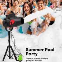 Summer 2000W Jet Cannon Party Foam Bubble Machine for Kids Bar Swimming ... - $499.00