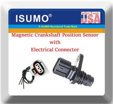 Crankshaft Position Sensor W/Connector Fits 06-16 Chevrolet GMC Diesel V8 6.6L - £11.31 GBP