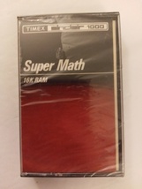 Timex Sinclair 1000 Super Math 16K RAM Cassette Vintage Software Brand New - £15.68 GBP