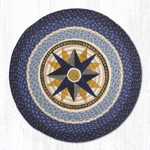 Earth Rugs RP-350 Compass Round Patch 27&quot; x 27&quot; - £39.56 GBP