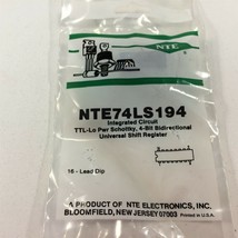 (5) NTE NTE74LS194 IC TTL Low Power Schottky 4 Bit Register - Lot of 5 - £23.83 GBP