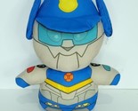 Transformers Rescue Bots Academy 7.5&quot; CHASE Plush Stuffed Animal Blue Robot - £15.86 GBP