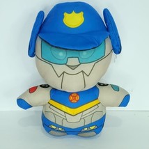 Transformers Rescue Bots Academy 7.5&quot; CHASE Plush Stuffed Animal Blue Robot - £15.81 GBP