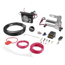 Air Shock Controller Kit 12V 100PSI On Board Air Compressor System Singl... - $147.99