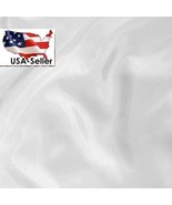 5  yards white polyester lining fabric 60&quot;  great for Bridal Lining - $159.73 MXN