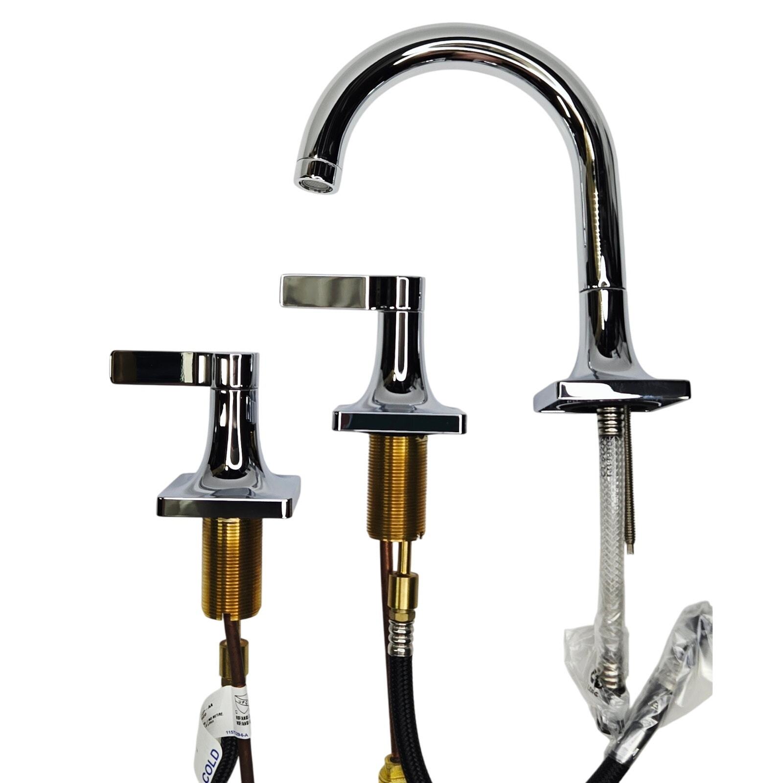 Kohler R22978-4D-CP Venza Widespread Bathroom Sink Faucet - Polished Chrome - $140.90
