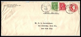 1931 US Cover - Sterling Hosiery Mills, Spindale, North Carolina to New York S9 - £2.32 GBP