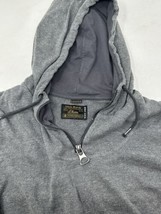 Pullover S OLIVER Men XL Gray Hoodie Long Sleeve 1/4 Zip Sweater - £19.45 GBP