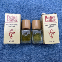 English Leather 1/8 fl. oz. All Purpose Lotion Lot of 2 In Boxes - £15.57 GBP