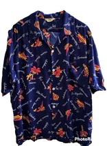 Royal Palm Tampa Fla 1950&#39;s Men’s  Vintage Hawaiian Style Souvenir Shirt - £310.68 GBP