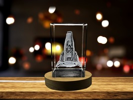 LED Base included | Pharynx Art  | 3D Engraved Crystal Keepsake | Gift/Decor  - £31.96 GBP+