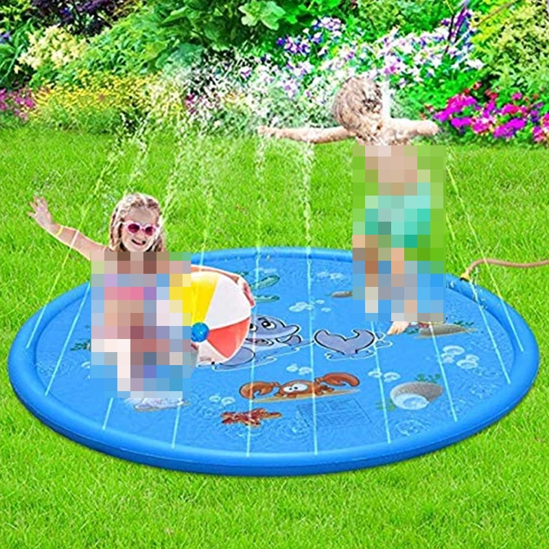 Play 100/170cm Play Play Water Mat Outdoor Game Toy Lawn For Play Summer Pool Pl - £34.29 GBP