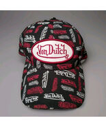 Vintage Von Dutch Originals Y2K  All Over Logo Hat Cap HTF - $247.50