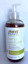 Raw Sugar Hand Sanitizer Gel 9 oz. Coconut &amp; Lemon Verbena Vegan Organic... - $9.90