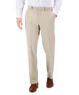 Perry Ellis Portfolio Men Modern-Fit Stretch Solid Resolution Stone Pant... - $39.59