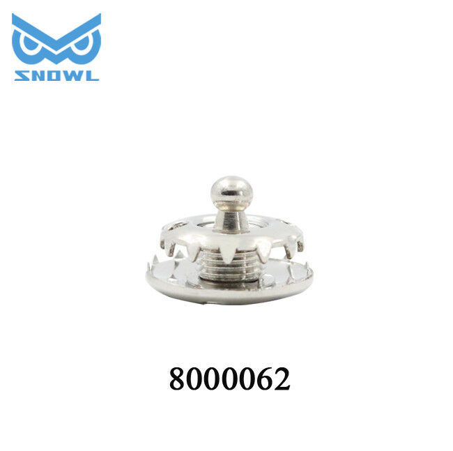 10 Pc OWOZ Snap Fastener Lower Part Nickel Plated Brass Boat RV Canvas 8... - $14.93