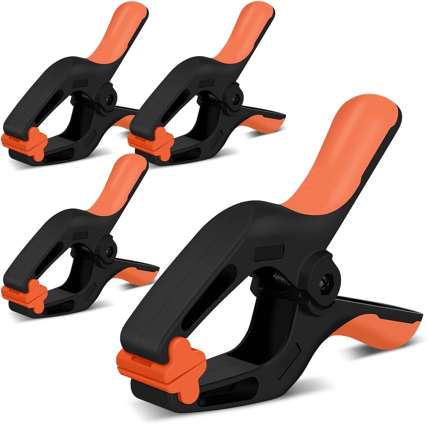 Horusdy 4-Pack Spring Clamps Heavy Duty, 7-Inch Large Plastic Clamps For... - $38.99