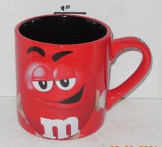Red M &amp; M Candy Coffee Mug Cup Ceramic - $14.80