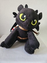 Build A Bear Plush Toothless How to Train Your Dragon Saddle Wings Black - £18.72 GBP