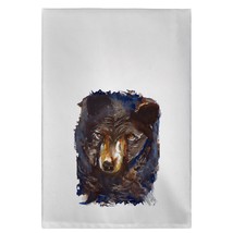 Betsy Drake Betsy&#39;s Brown Bear Guest Towel - £27.62 GBP