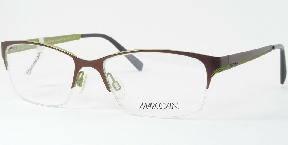 Marc Cain TRENDS &amp; MORE 83007 BG Brown /Green UNIQUE RARE EYEGLASSES 53-... - $93.40