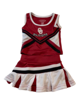 Colosseum Athletics Girls&#39; Badgers 2pc Shout Cheerleader, Red White, Toddler - £13.44 GBP