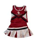 Colosseum Athletics Girls&#39; Badgers 2pc Shout Cheerleader, Red White, Tod... - £13.19 GBP