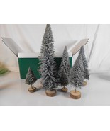 Department 56 #52885 Village Accessories 8 NATURAL EVERGREENS Christmas ... - $11.30