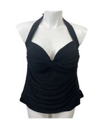 White Stag Swim Top Halter Tie Straps Black Size 2X 18W-20W Built in Bra - €15,72 EUR