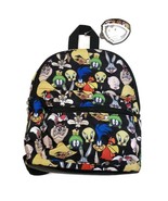 Bioworld WB Looney Tunes MINI Backpack Black Multi-Color Bugs Bunny 11&quot; ... - £24.95 GBP