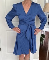 Nouvelle / Silk95Five ananda dress in Azure Blue - $198.00