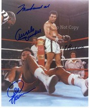 Muhammad Ali George Foreman Signed Photo 8X10 Rp Autographed + Trainer &amp; Doctor - £15.95 GBP