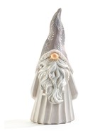 Nordic Gnome Figurine Whimsical Sculpted Textural Detailing Resin 14&quot; hi... - £33.97 GBP