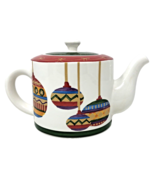 Vintage Christopher Radko &quot;It&#39;s Christmas!&quot; Retro Ornaments Teapot Holid... - £27.73 GBP
