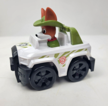 Paw Patrol Rescue Racer Tracker Jungle Cruiser Spin Master Vehicle w/ Figure - £7.98 GBP