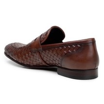 Belvedere Slip-on Penny Loafers Shoes Italian Calfskins Luca Ant.Tan image 4
