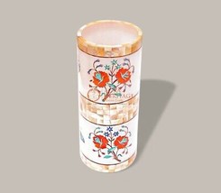 Antique Marble Flower Vase Stone Inlay Flowers Pot Handmade Mop Stone Ar... - $2,561.00