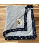Child Of Mine Carters Blue Baby Blanket Dog With Ball Stars Border 35.5”... - $334.57 MXN
