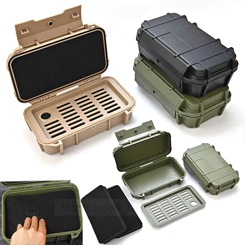ABS Toolbox Sealed Waterproof Equipment Box Shock-proof Instrument Case ... - $73.77