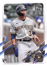 2021 Topps #US93 Corey Ray RC Rookie Card Milwaukee Brewers ⚾ - £0.69 GBP