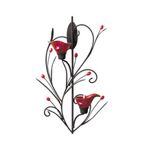 Ruby Blossom Tealight Sconce - $32.62