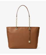 Michael Kors Studio Mercer Chain-Link Leather Tote Shoulder Bag $298   N... - £133.67 GBP