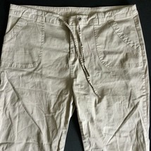 Kate Park Women&#39;s Capri Pants Size 16W Tan Beige Casual Long Shorts - $27.71