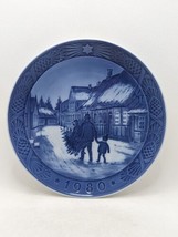 Royal Copenhagen 1980 &#39;Bringing Home the Christmas Tree&#39; Collector&#39;s Plate, 18cm - £15.95 GBP