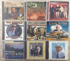 Bluegrass CD Lot of 9 A Vision Revisited Woody Guthrie Leadbelly Pete Se... - $19.79