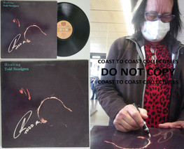 Todd Rundgren signed Healing album, vinyl record COA exact proof autographed - £140.12 GBP