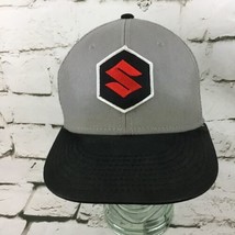 Otto Snapback Hat One Size Fits All Gray Black Red “S” Logo Meshback Cap... - £9.34 GBP