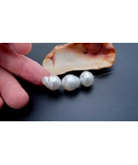 Genuine Rare AA+ South Sea Bright Platinum White Iridescent Australian C... - $136.98 CAD